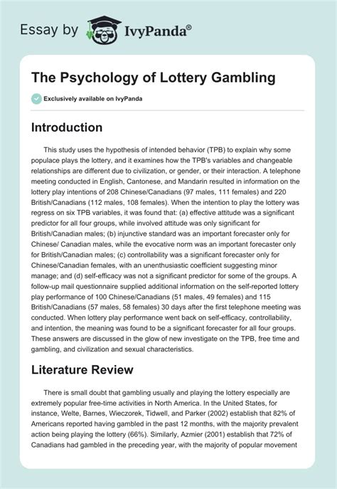 gambling research|gambling research paper.